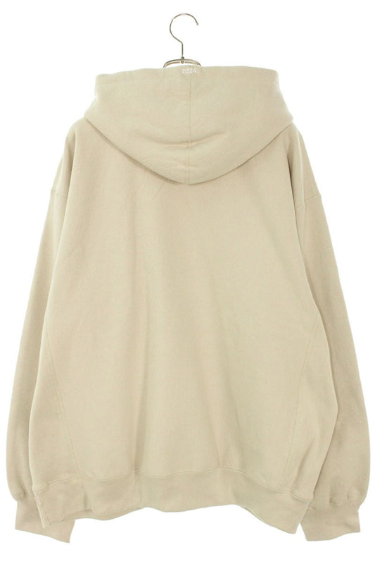 Supreme 24AW Box Logo Hooded Sweatshirt Beige Size XXL