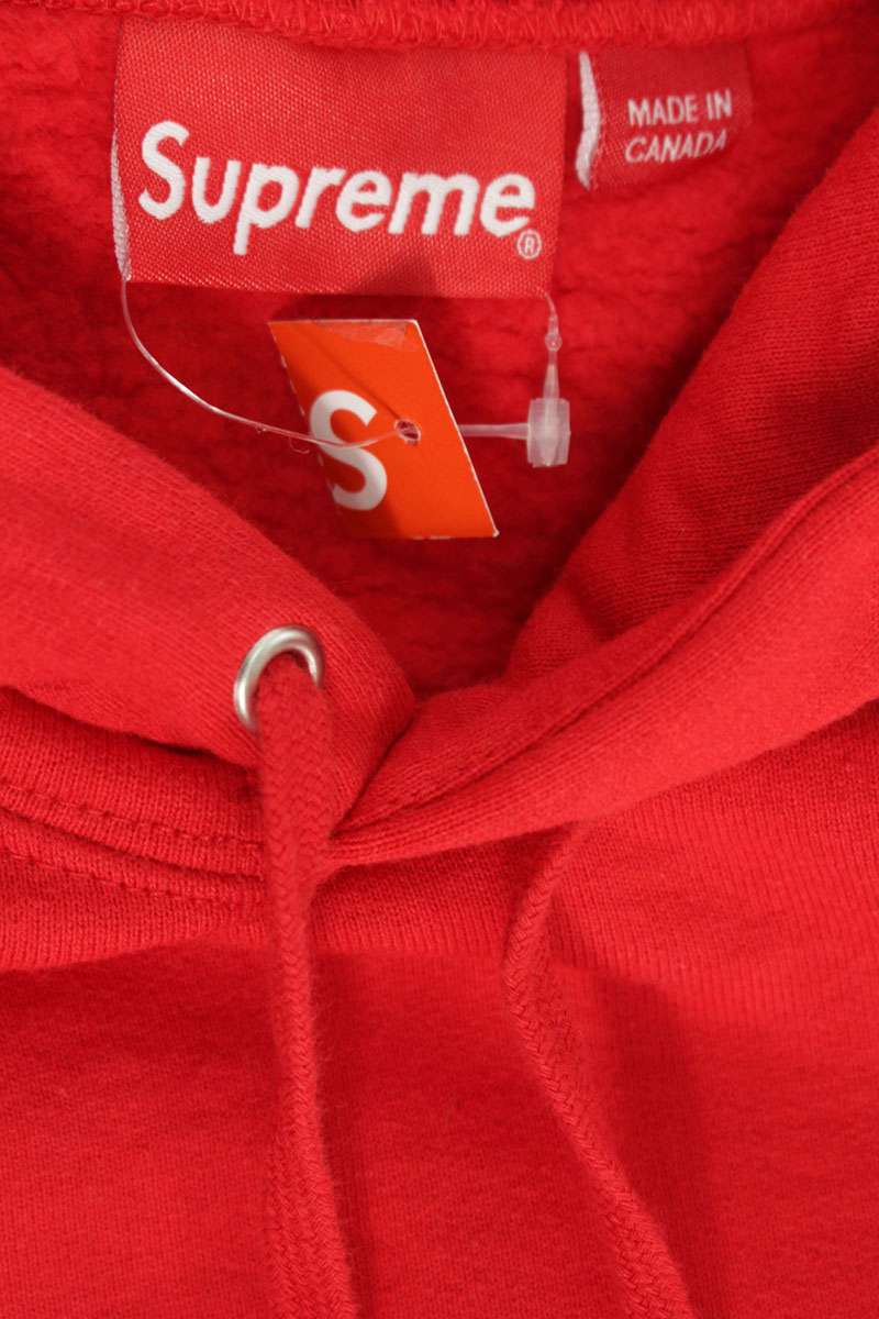 SUPREME 21AW Eyes Hooded Sweatshirt Red Size L