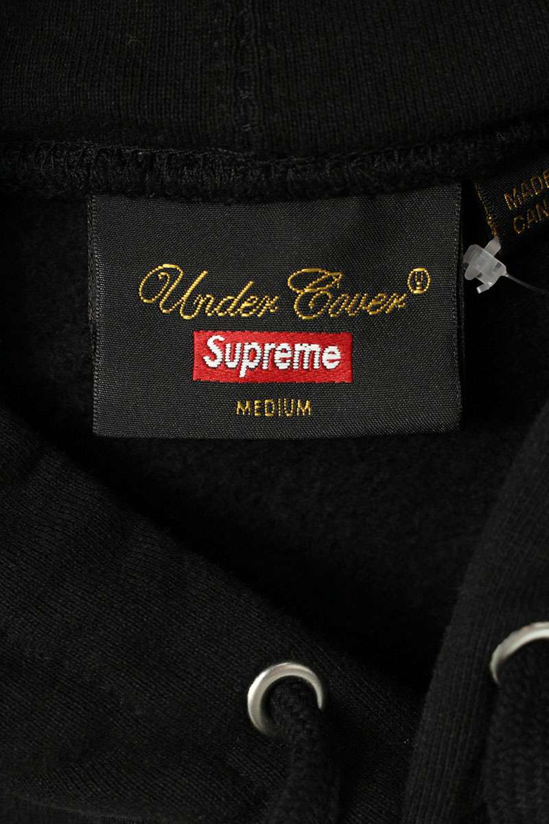 Supreme x Undercover 23SS Anti You Hooded Sweatshirt Black Size M