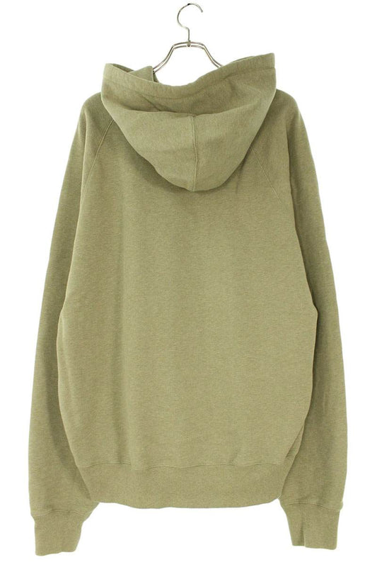 AMI Heart A Logo Embroidered Hoodie Green Size XXL