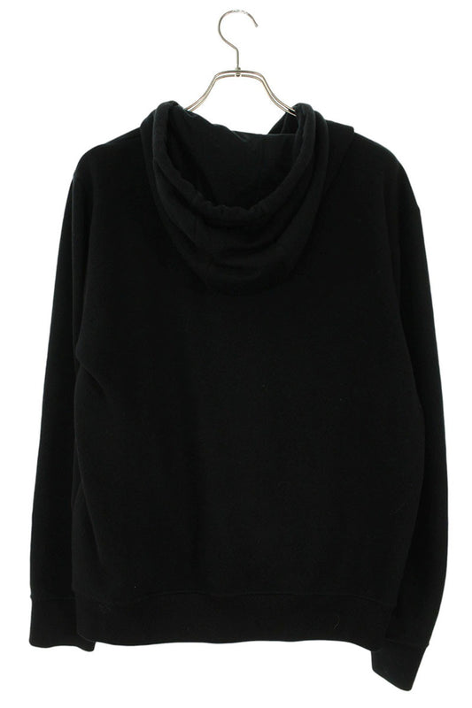 FENDI FF Logo Pullover Hoodie Black Size S