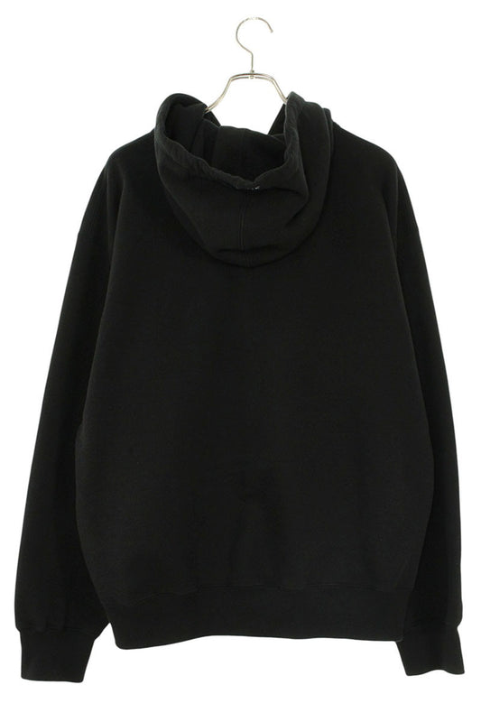 Supreme S Logo Zip Up Hooded Sweatshirt S Black Size L