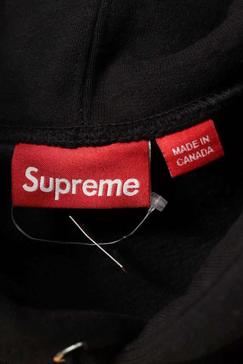 SUPREME M.O.P. Hooded Sweatshirt Black Size L