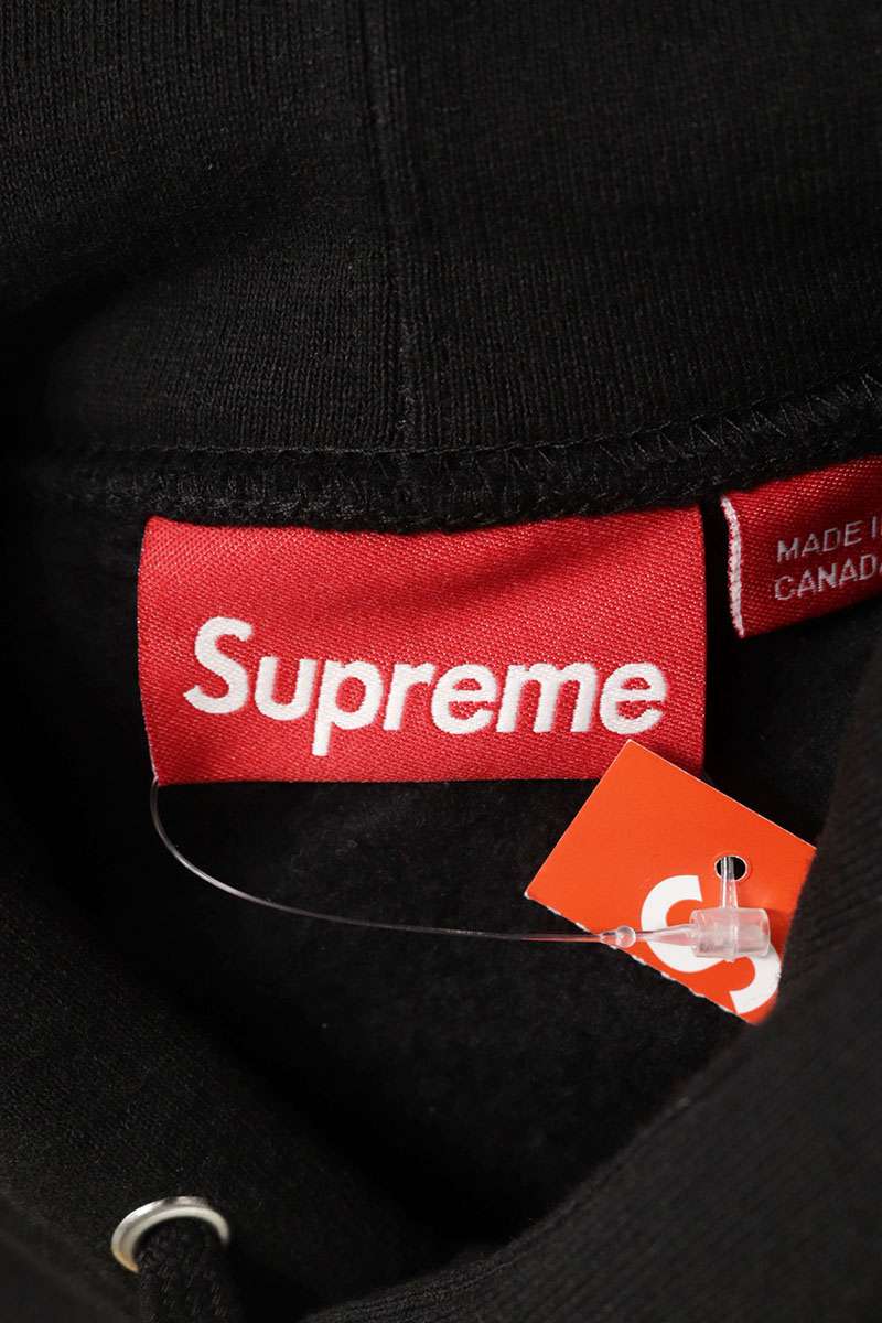 SUPREME M.O.P. Hooded Sweatshirt Black Cotton Blend Size S
