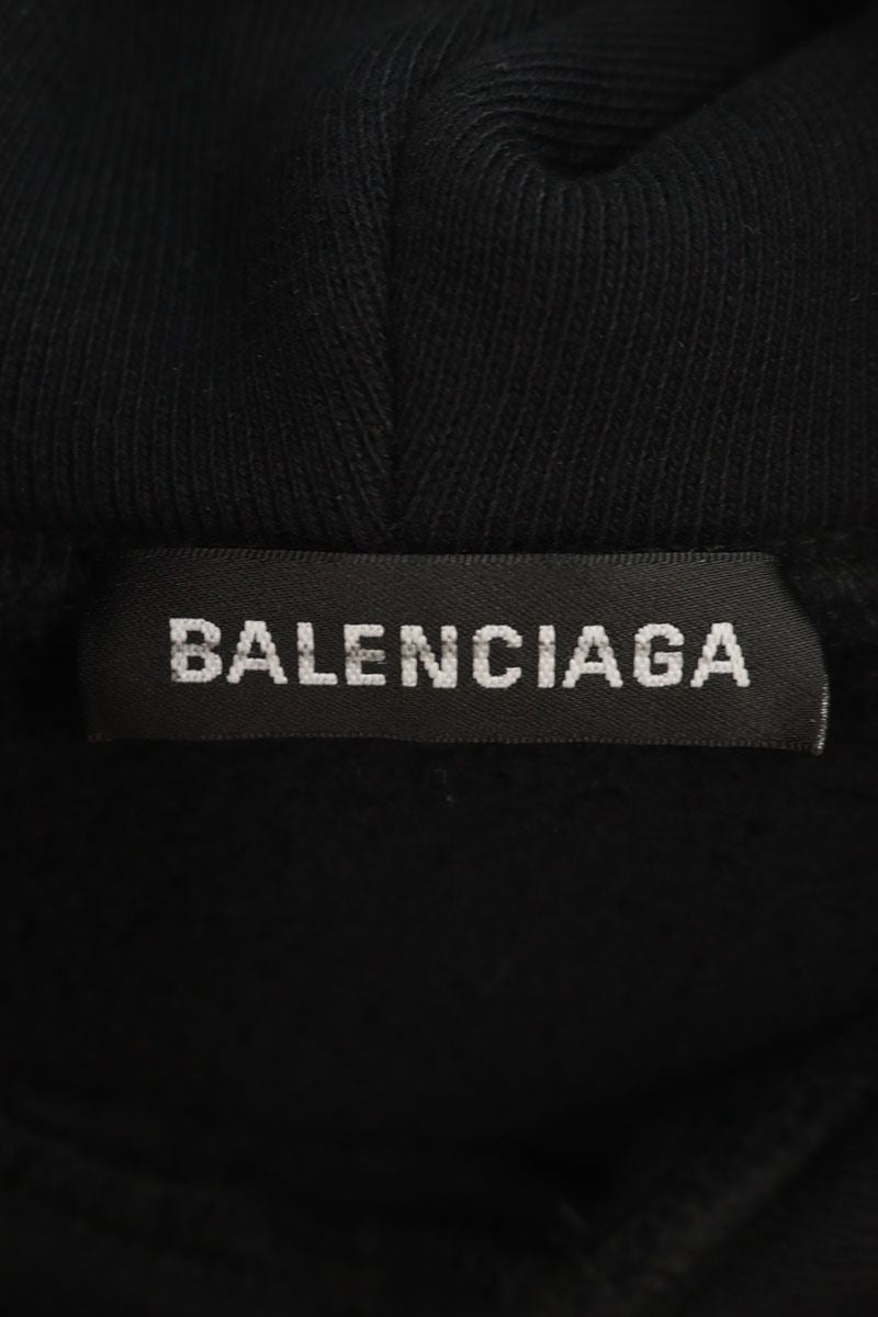 BALENCIAGA 19AW Speedhunters Pullover Hoodie Black Size XS