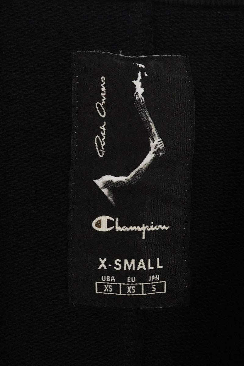Rick Owens x Champion Mountain Parka Black Size XS