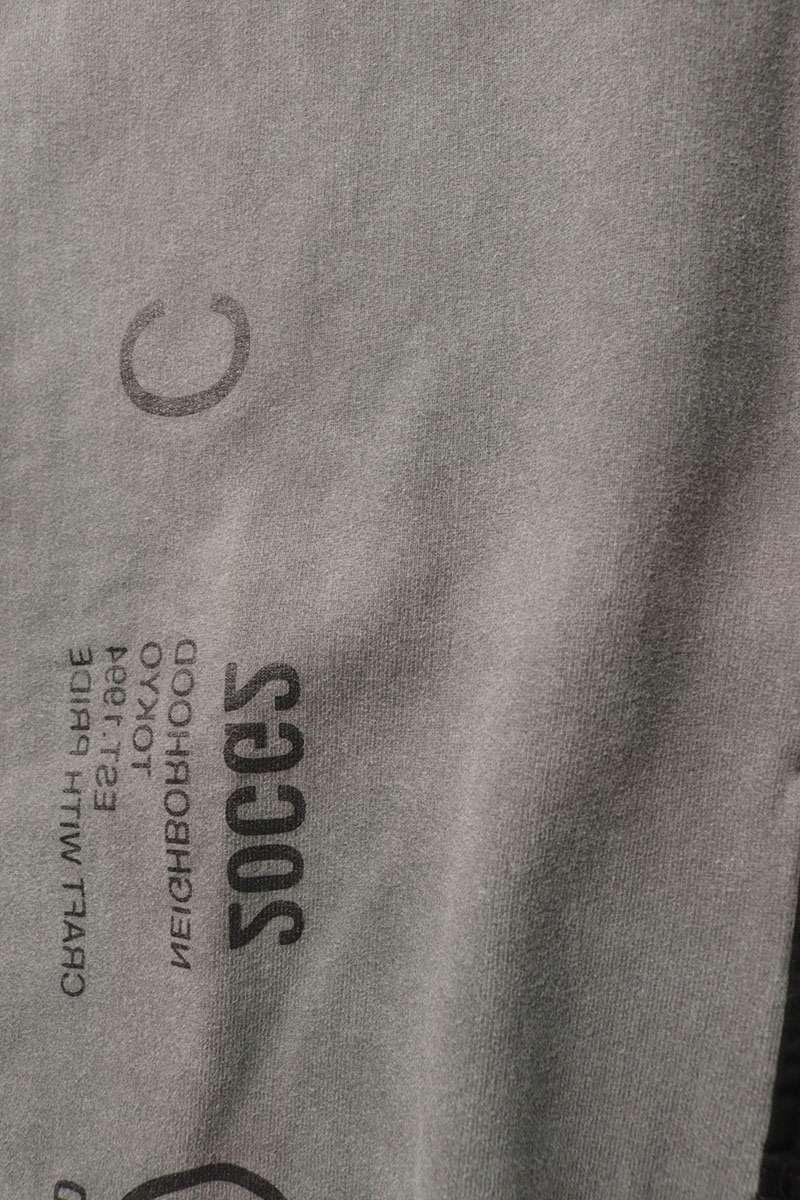 NEIGHBORHOOD Thermal-Dye Logo Print Hoodie Gray Size L