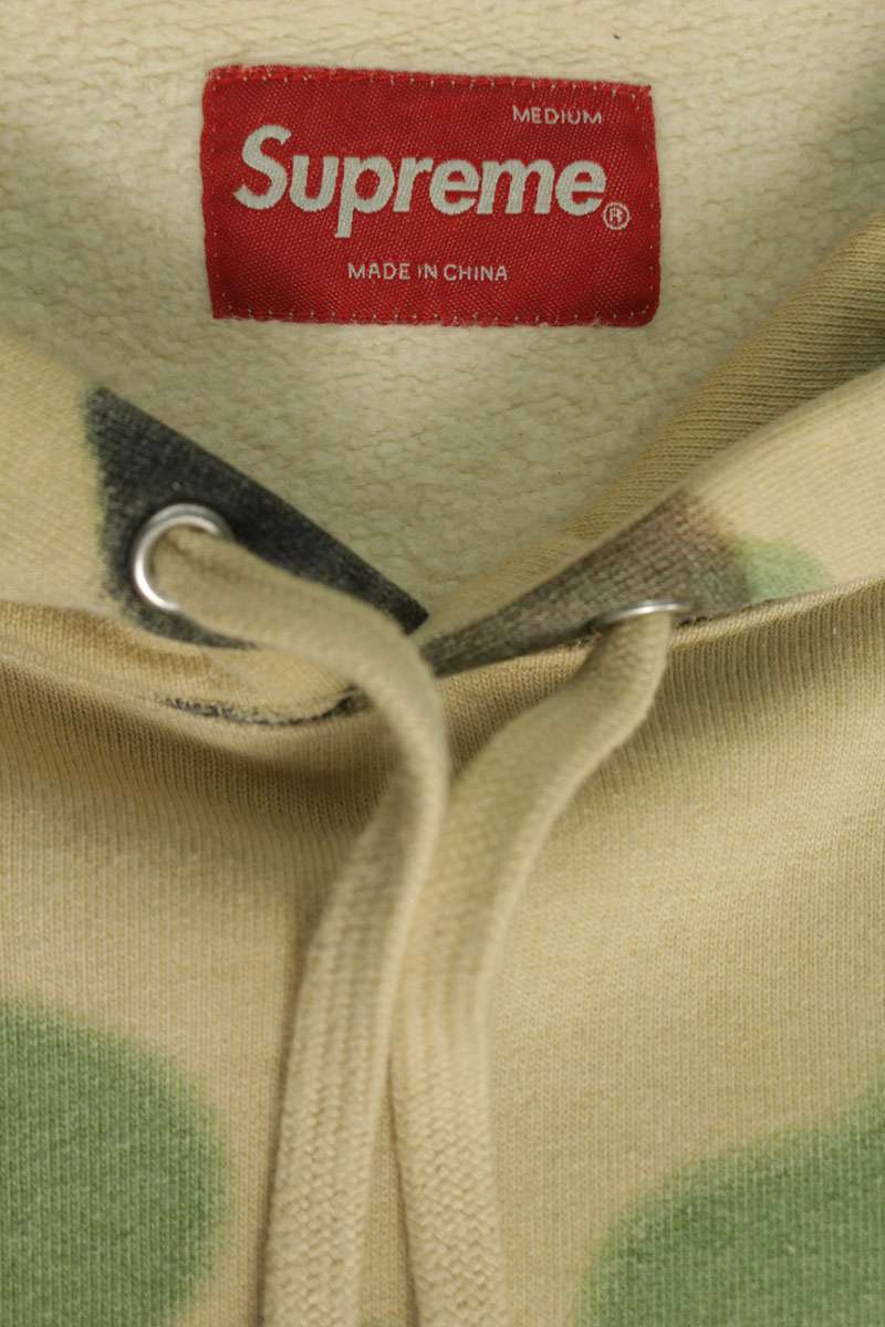SUPREME 20SS Overdyed Hooded Sweatshirt Camo Size M