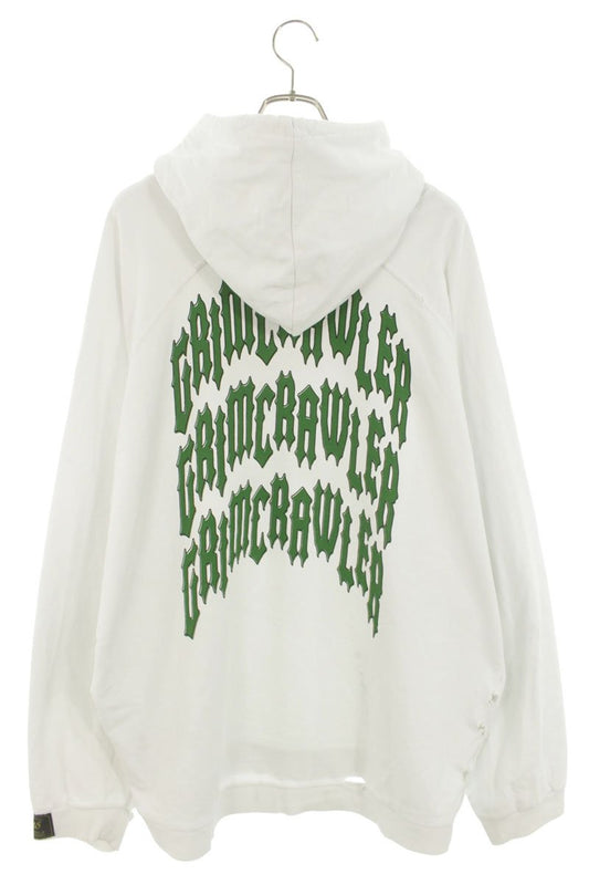 RAF SIMONS 22SS Grim Crawler Distressed Hoodie Multi Size XS