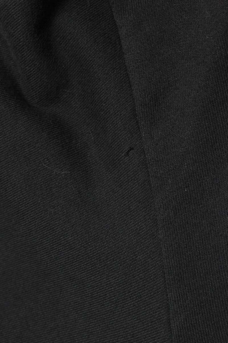 CELINE Logo Drawcord Pullover Hoodie Black Size XL