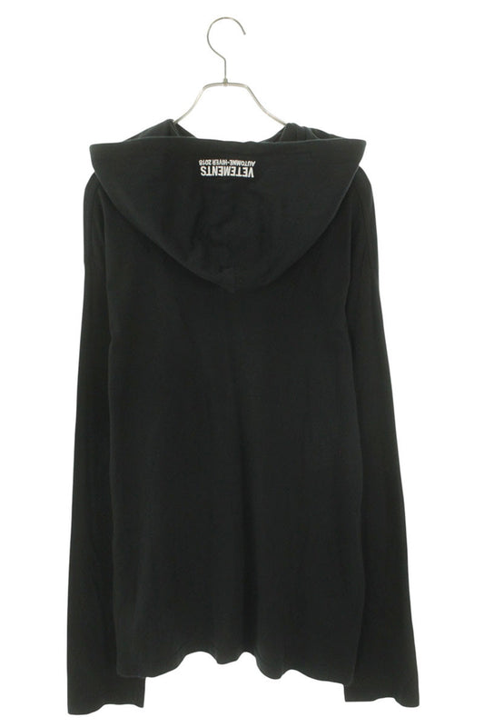 VETEMENTS Reconstructed Titanic Kiss Hoodie Black Size S