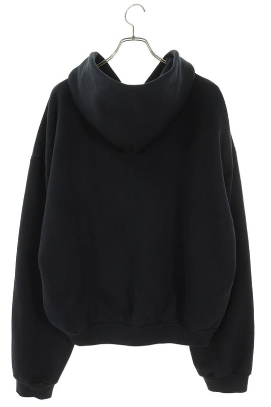 SKYLRK Cotton Zip-Up Hoodie Black Size M