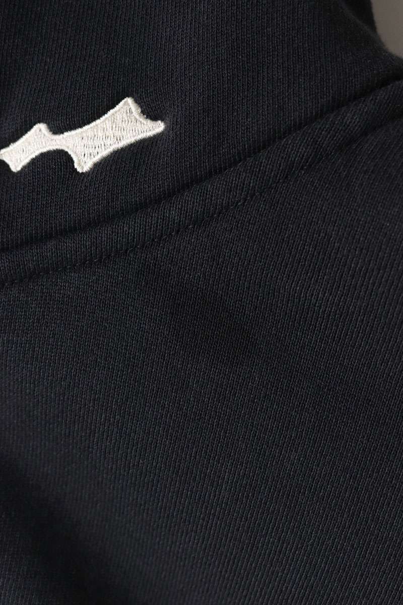 SKYLRK Cotton Zip-Up Hoodie Black Size M