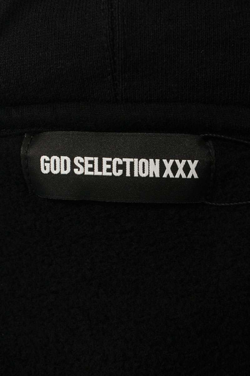 GOD SELECTION XXX GX-A26-CS-03 Logo Hoodie Black Size S