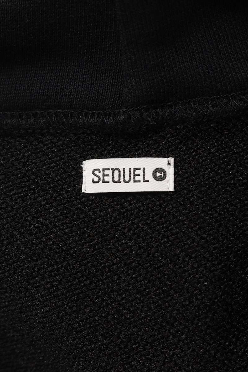 SEQUEL 25AW Santa Cruz Pullover Hoodie Black Cotton Size L