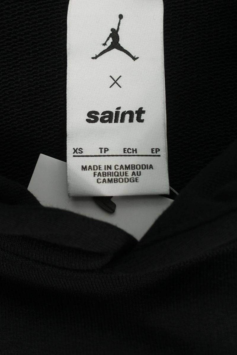SAINT MICHAEL 26SS x JORDAN Wing Logo Hoodie Size XS