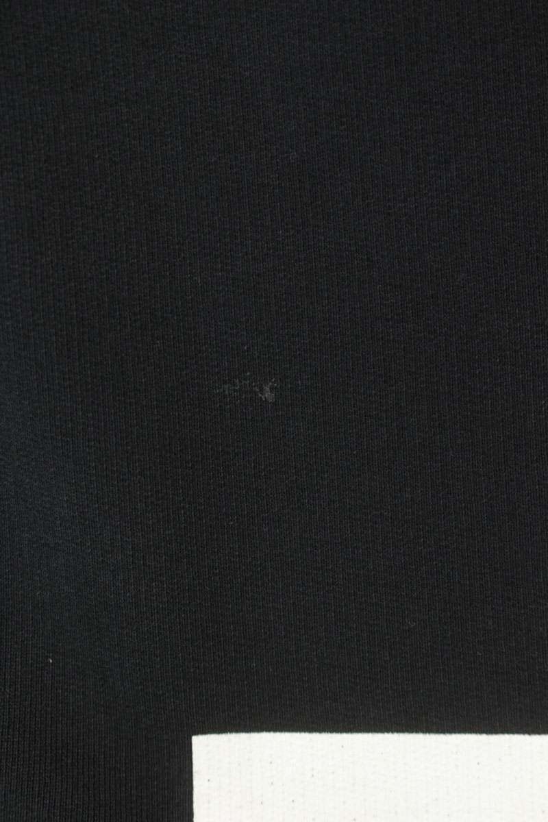 OFF-WHITE Patch Zip-up Hoodie Black Size S