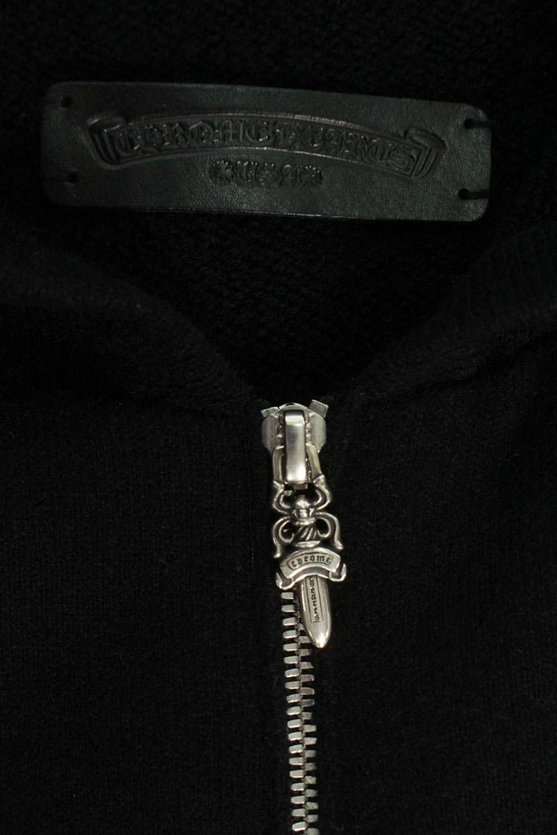 Chrome Hearts U LIFE SENTENCE Cashmere Zip Hoodie Size XL