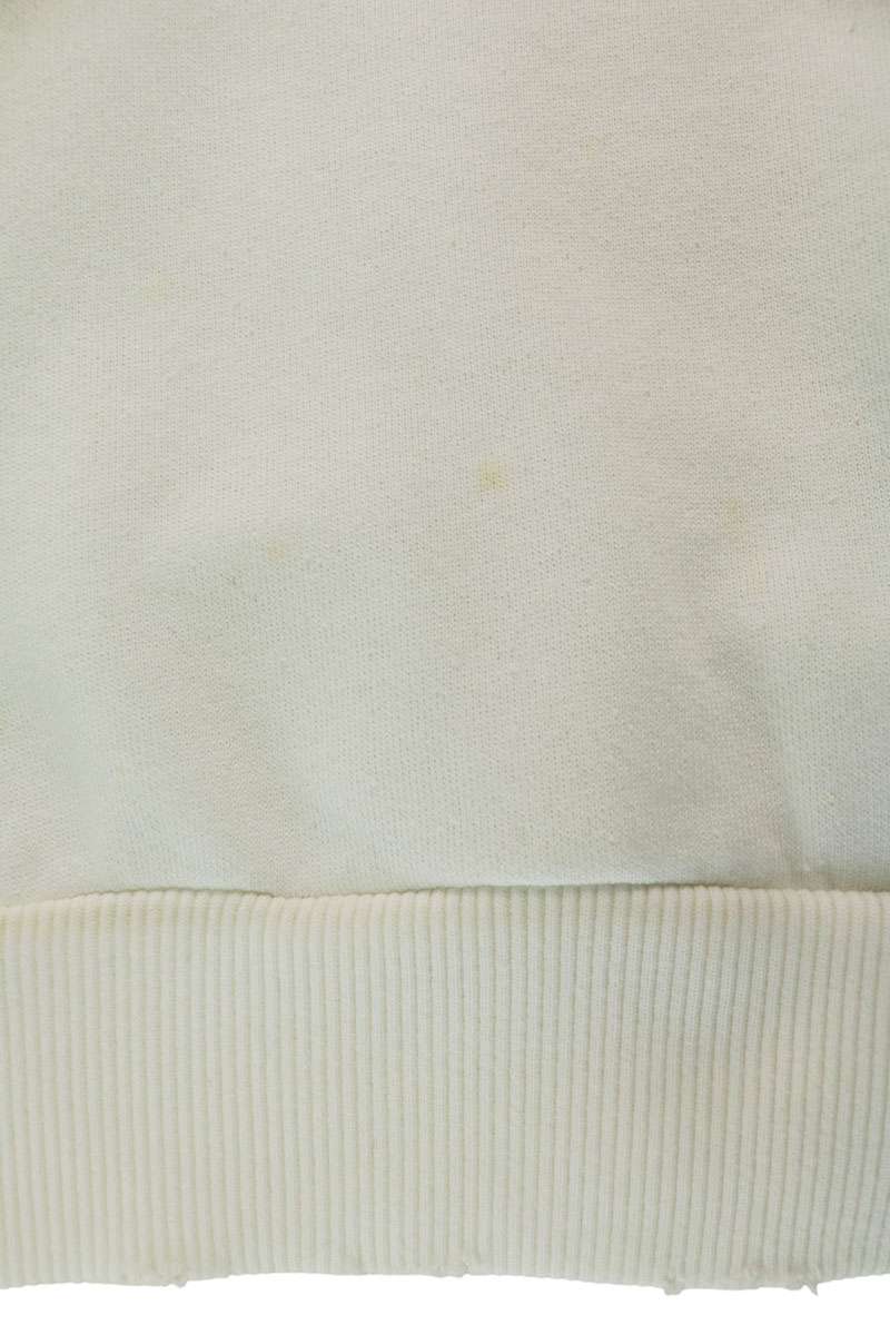 ACNE STUDIOS Vintage Back Logo Pullover Hoodie White Size L