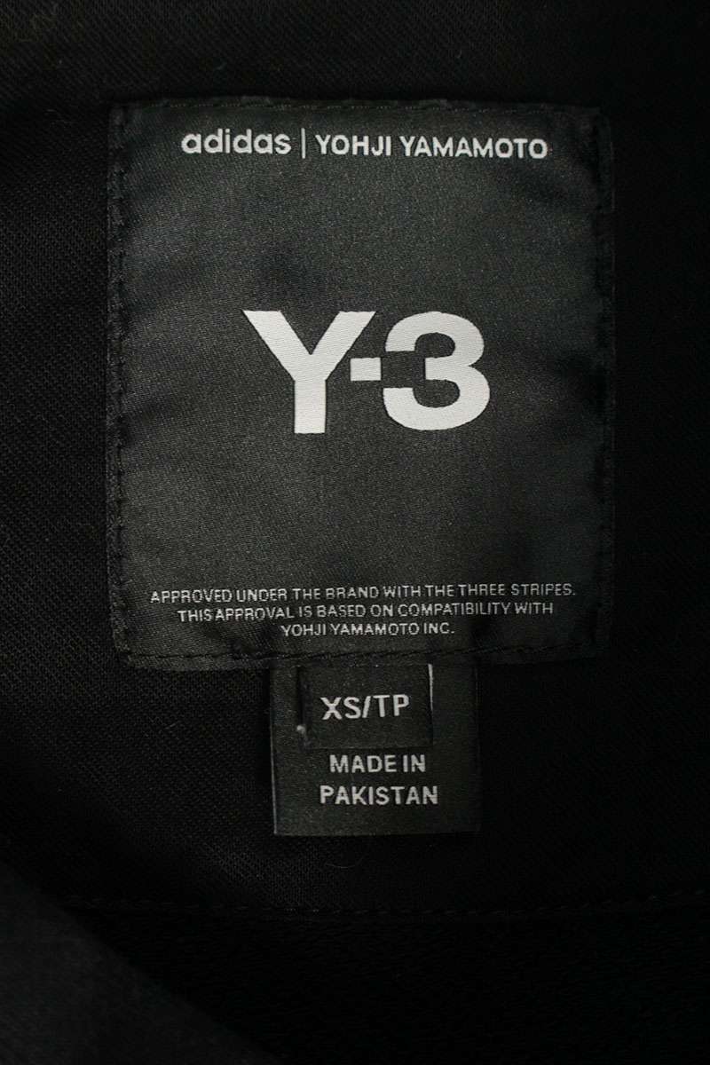 Y-3 3-Stripe Pullover Hoodie Black Size XS