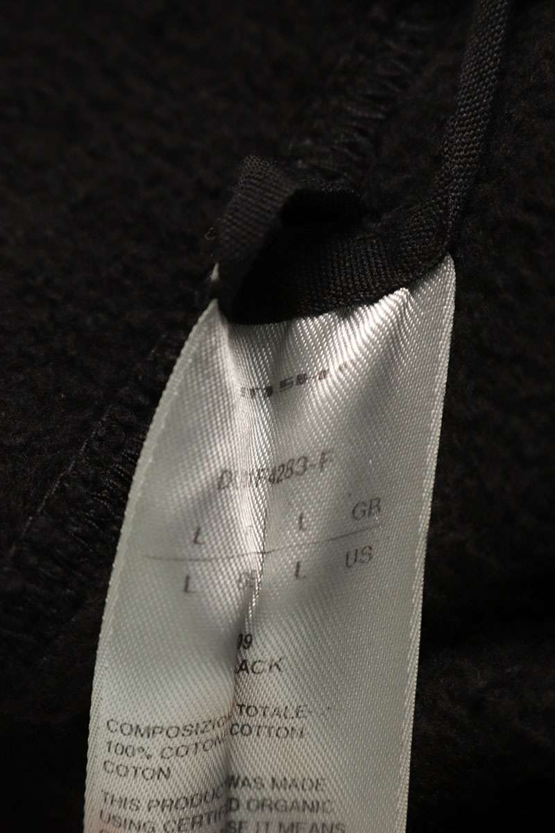 DRKSHDW 26SS Cotton Zip-Up Hoodie Black Size L