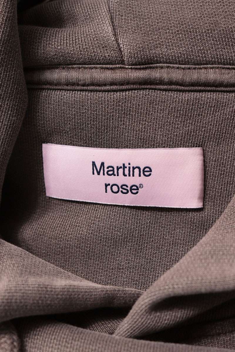 MARTIN ROSE 26SS Colorful Logo Hoodie Brown Size L