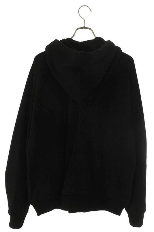 Rick Owens Cotton Zip-Up Hoodie Black Size M