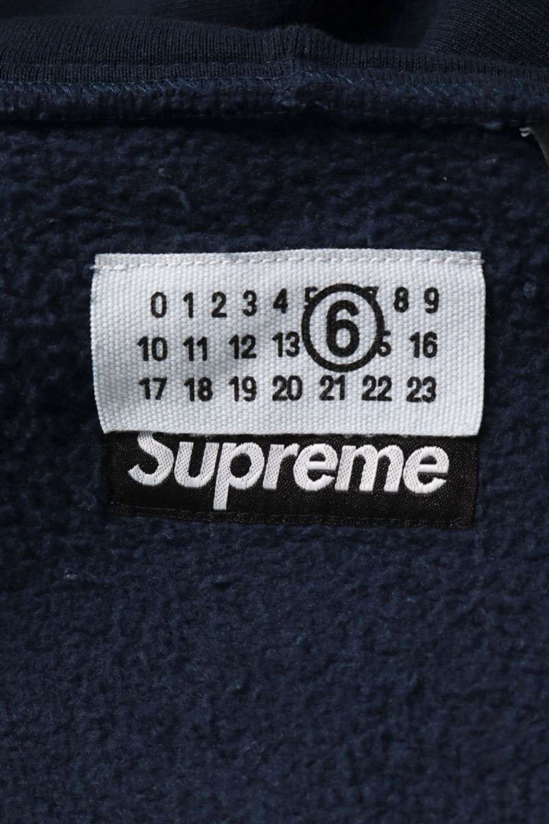 MM6 x SUPREME 26SS Box Logo Zip Up Hoodie Size M