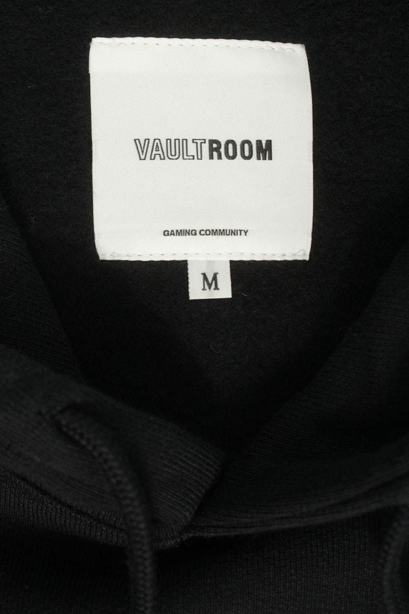 vault room Vocaloid Embroidery Hoodie Black Size M