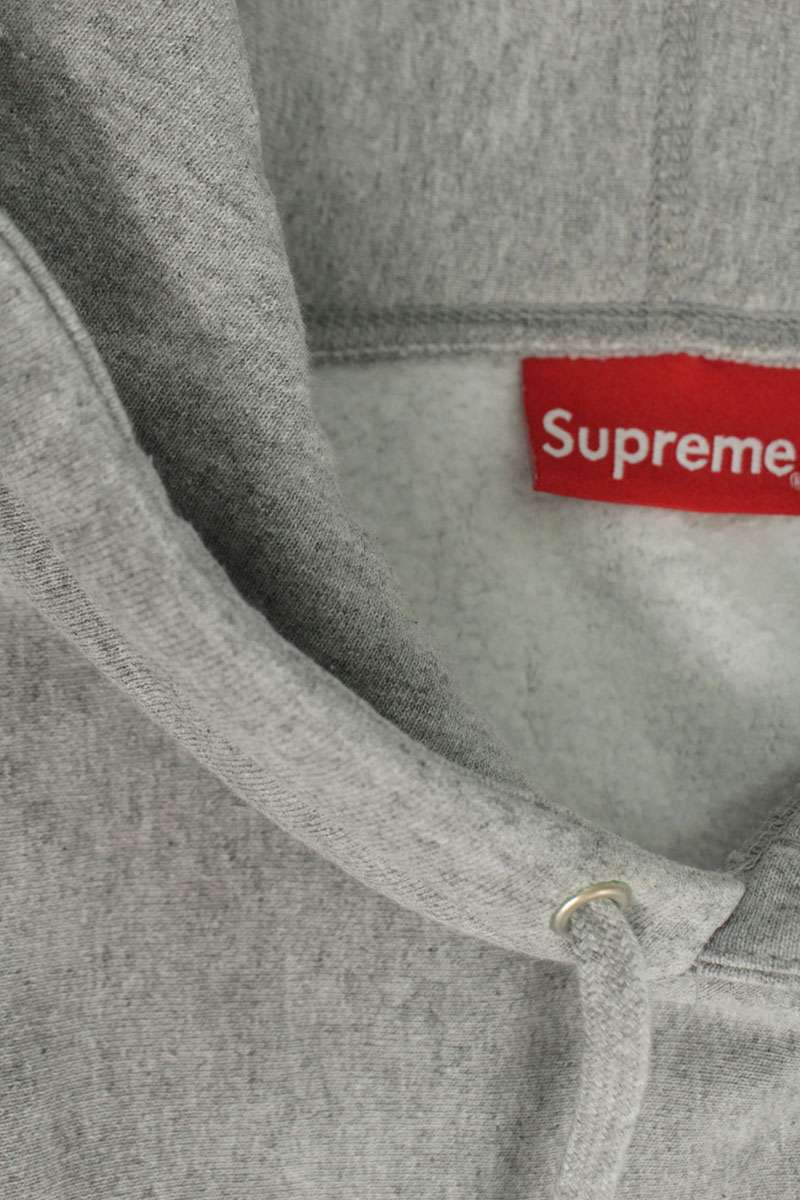 SUPREME x KAWS Chalk Box Logo Cotton Hoodie Gray Size XL