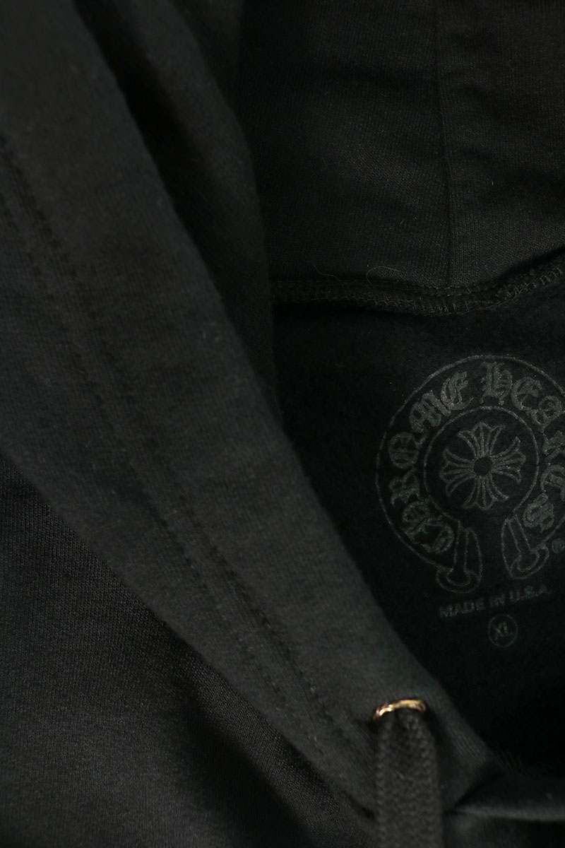Chrome Hearts Sleeve Logo Print Pullover Hoodie Size XL