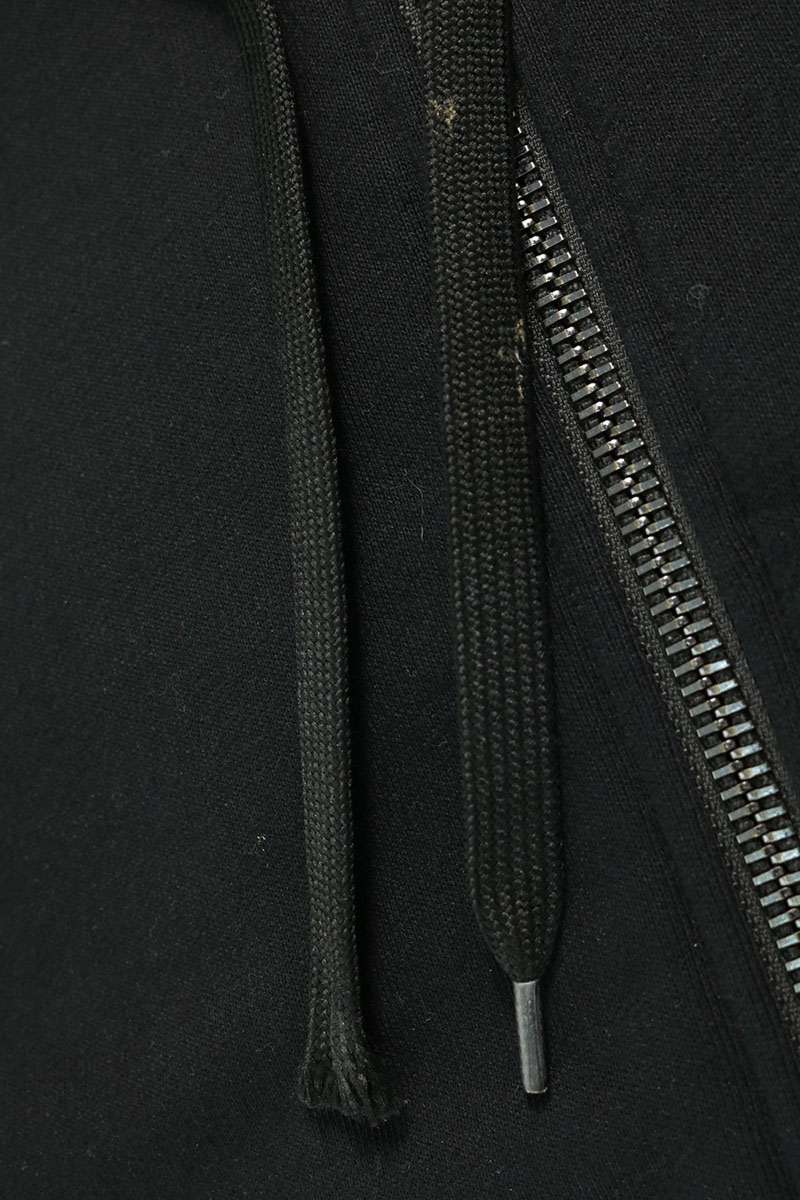 Burberry Logo Print Zip Hoodie Black Size XL