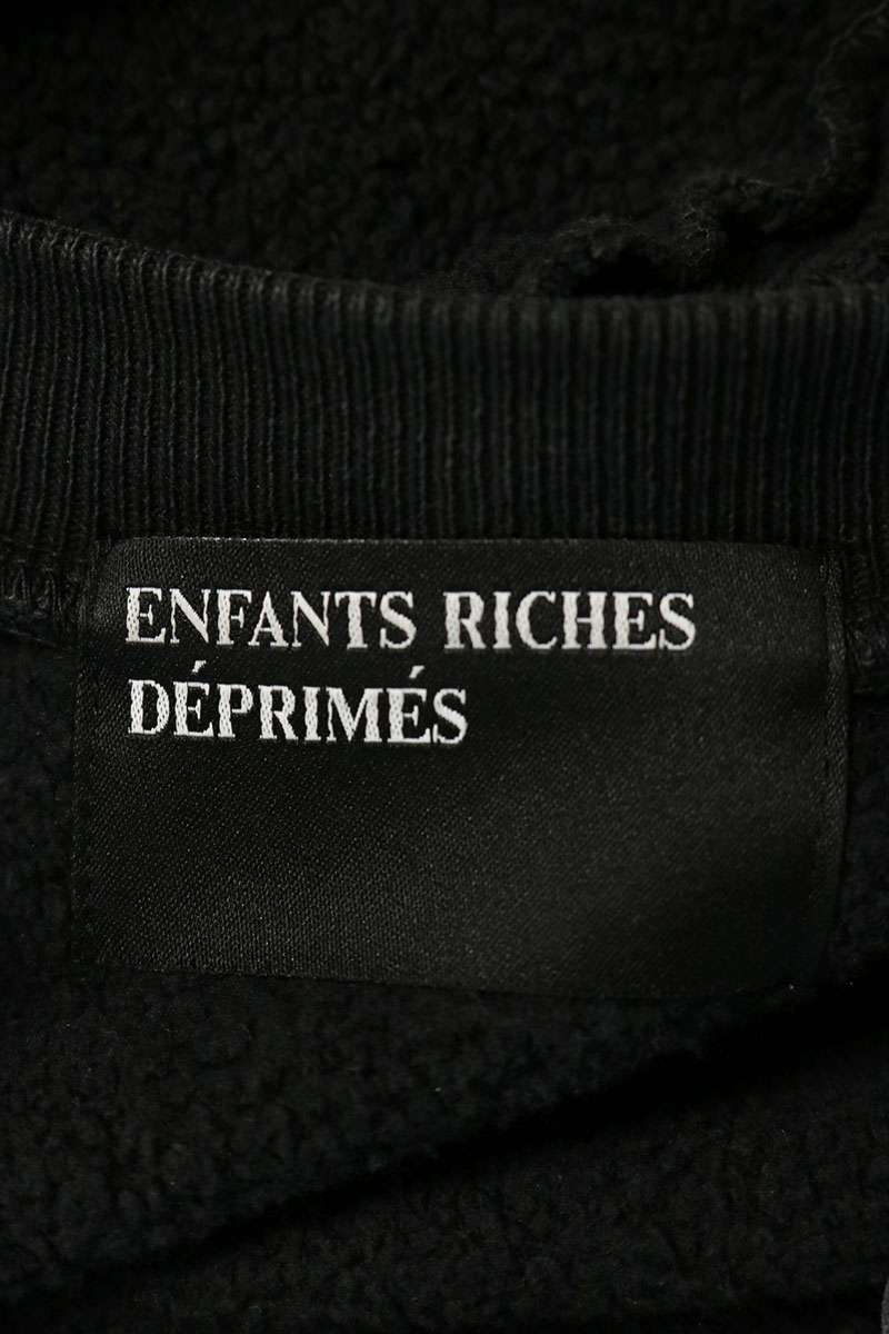 ENFANTS RICHES DEPRIMES Vintage Logo Hoodie Black Size M