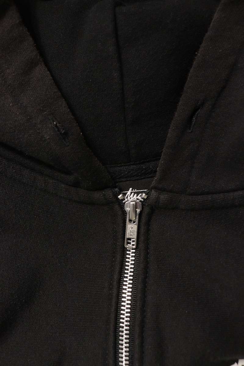BORN X RAISED Back Logo Zip Hoodie Black Size L