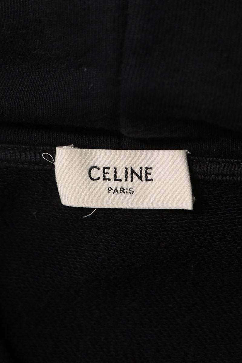 CELINE 2Y14B670Q DYSFUNCTIONAL Hoodie Black Size S