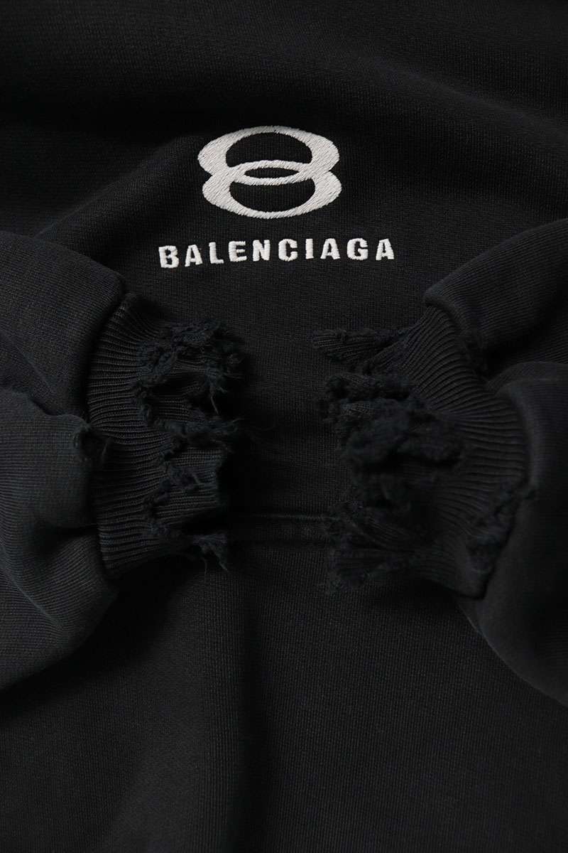 BALENCIAGA 24SS Unity Sports Icon Hoodie Black Size 1