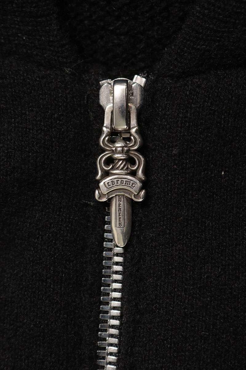 Chrome Hearts U LIFE SENTENCE Cashmere Hoodie Black Size L
