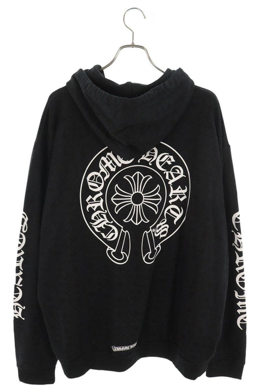 Chrome Hearts CH Plus AOP Pullover Hoodie Black Size XL