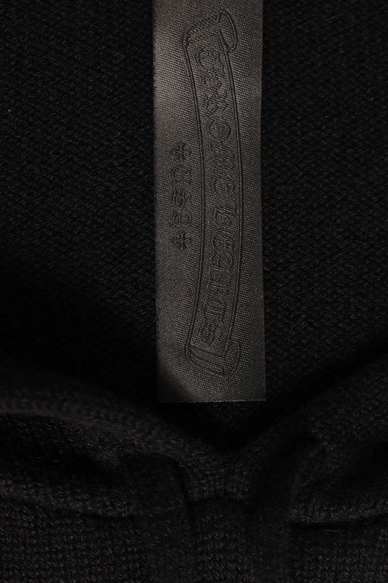 Chrome Hearts WAITING ROOM Cross Cashmere Hoodie Size L