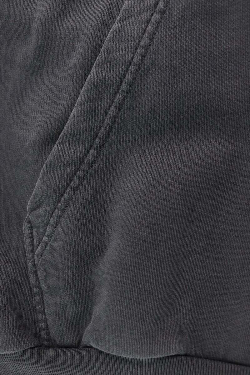 BALENCIAGA Art Logo Print Zip Hoodie Black Size M