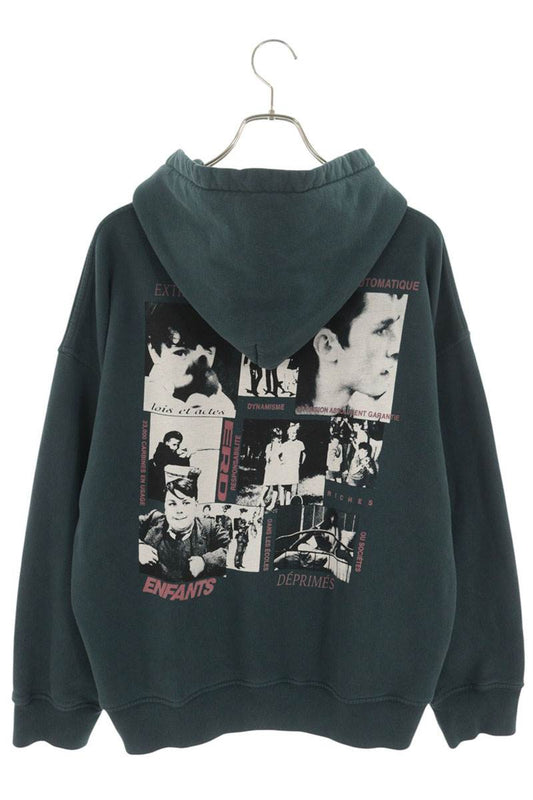 ENFANTS RICHES DEPRIMES LA SCOLAIRE Hoodie Green Size L