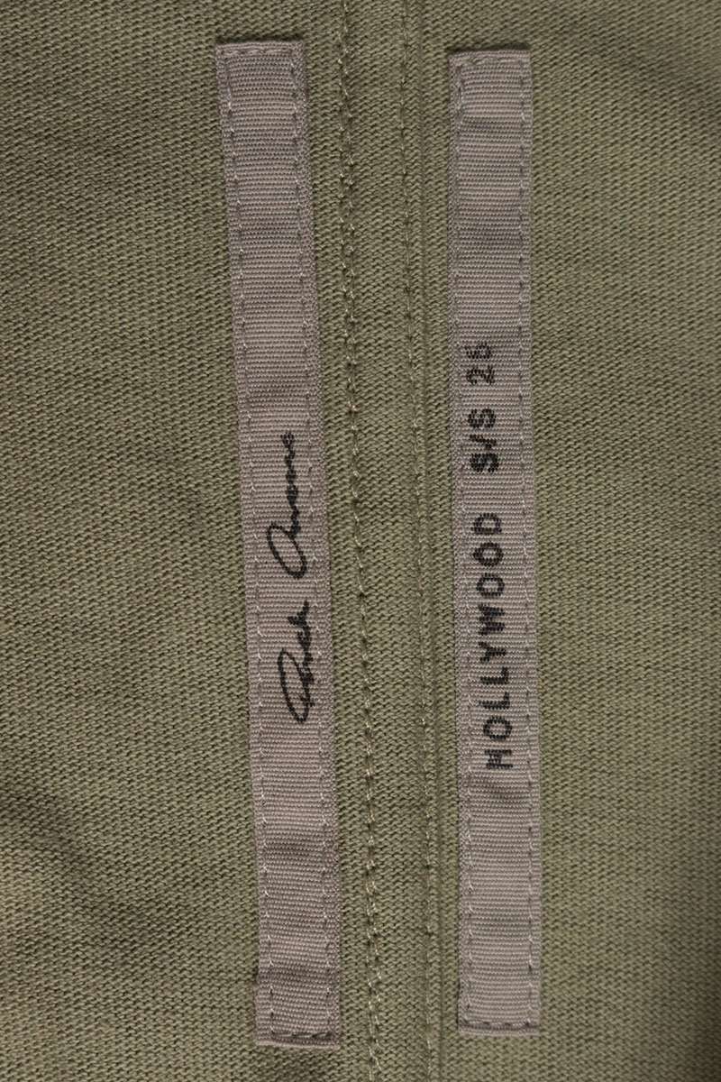Rick Owens Drawstring Pullover Hoodie Green Size M