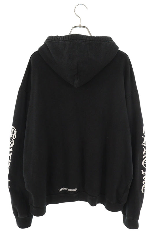 Chrome Hearts Sleeve Logo Print Hoodie Black Size XL