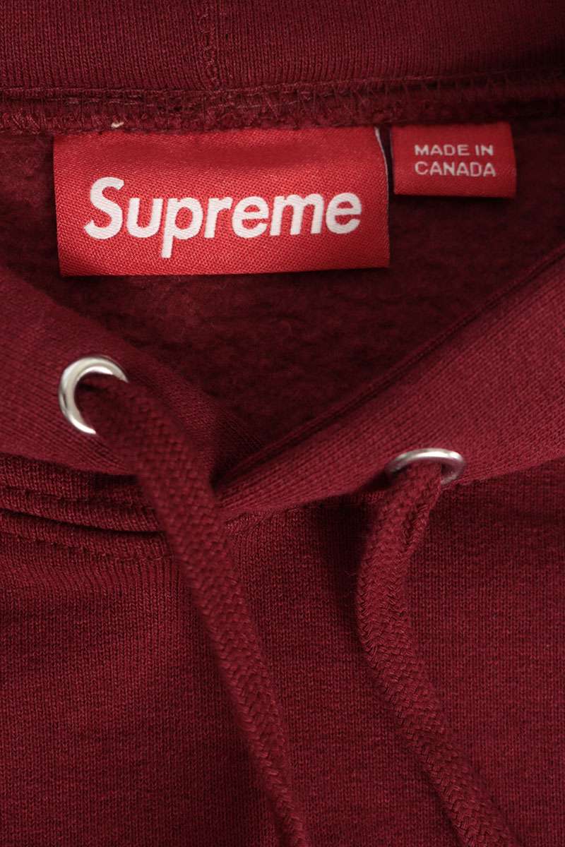 SUPREME 25AW Classic Logo Hoodie Bordeaux Size L