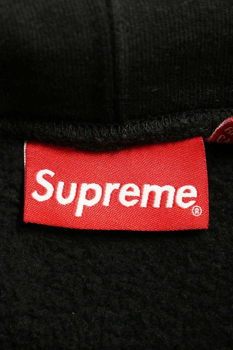 SUPREME 21AW Snowman Hoodie Black Size XL