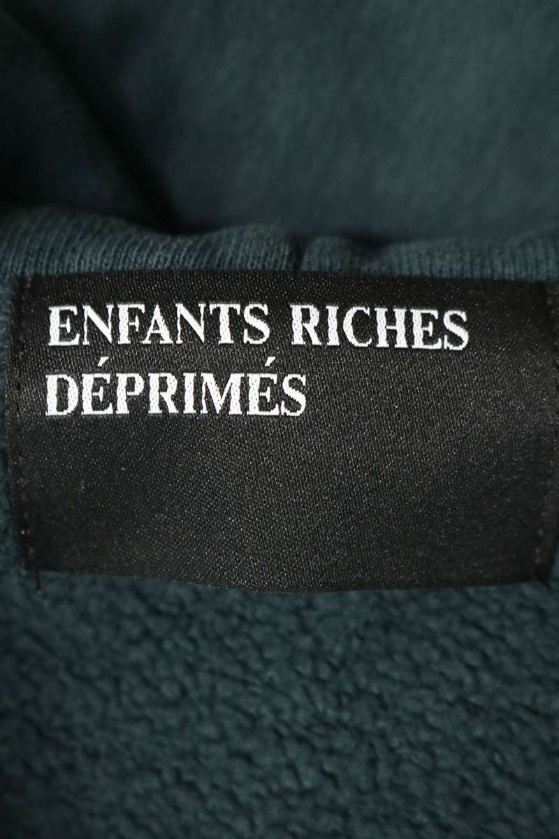 ENFANTS RICHES DEPRIMES LA SCOLAIRE Hoodie Green Size L