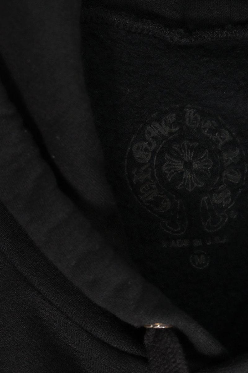 Chrome Hearts Osaka Ltd. Back Horseshoe Hoodie Black Size M