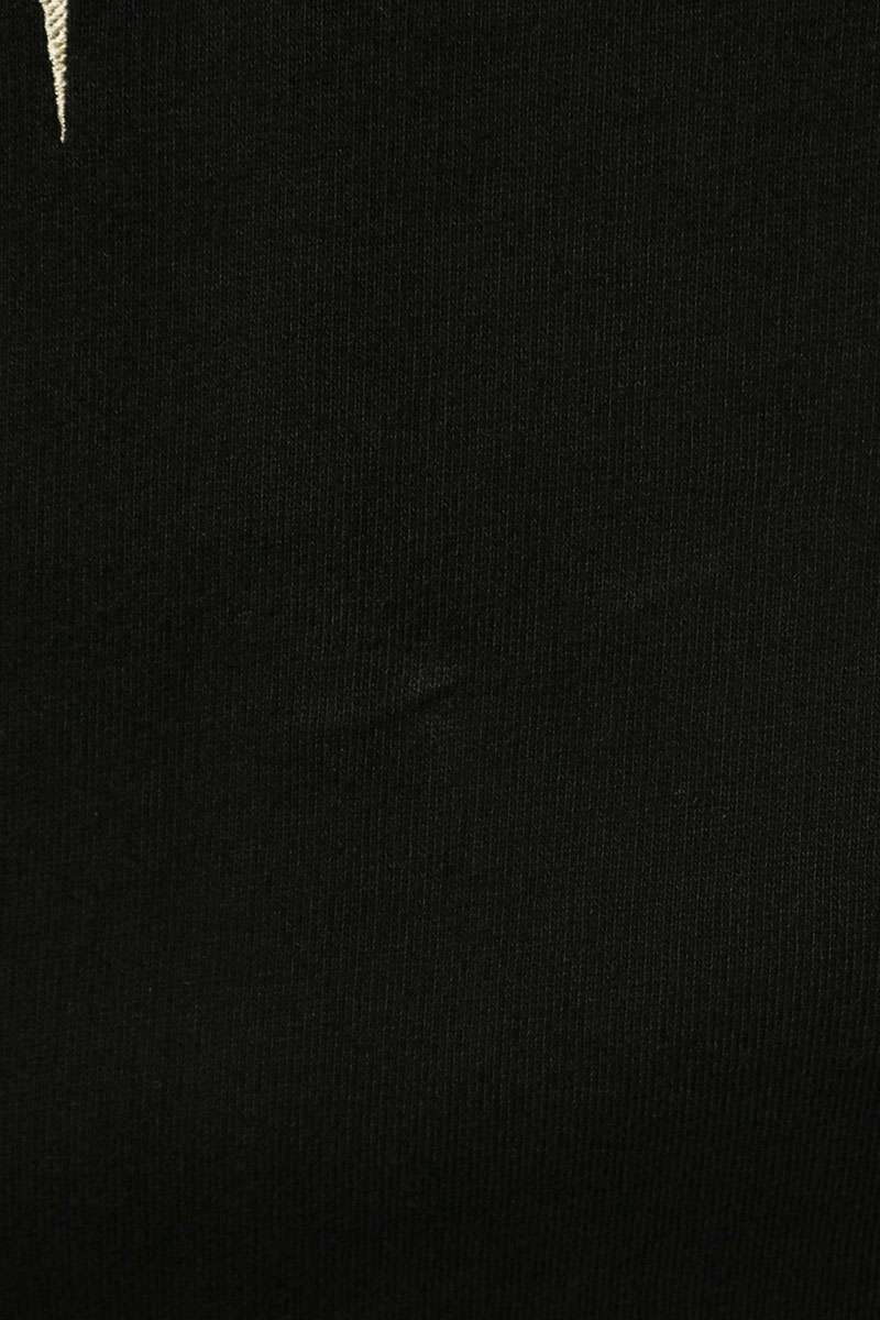 Rick Owens PORTERVILLE Embroidered Hoodie Black Size S
