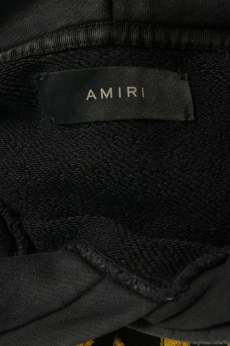 AMIRI TRACK Logo Pullover Hoodie Multi Color Size M