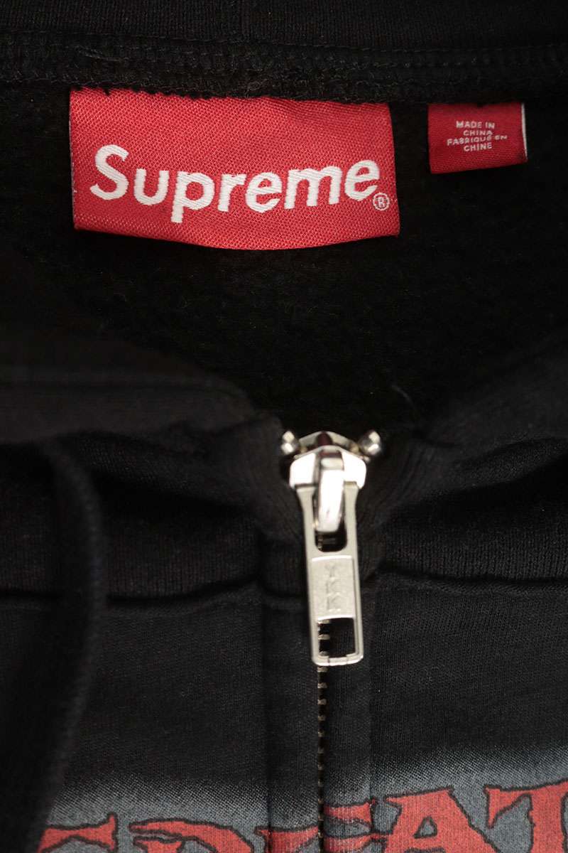 SUPREME 23AW Muta Zip Up Hoodie Black Size S